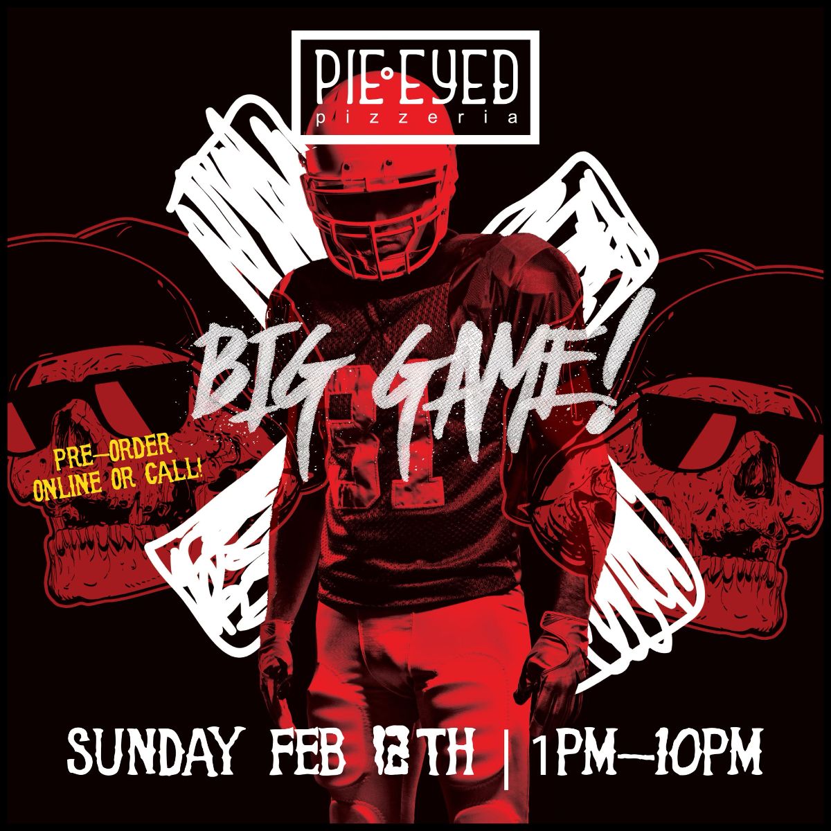 🏈Big Game Sunday | ❤ Heart Shaped Pizza mailchi.mp/pie-eyedpizzer…