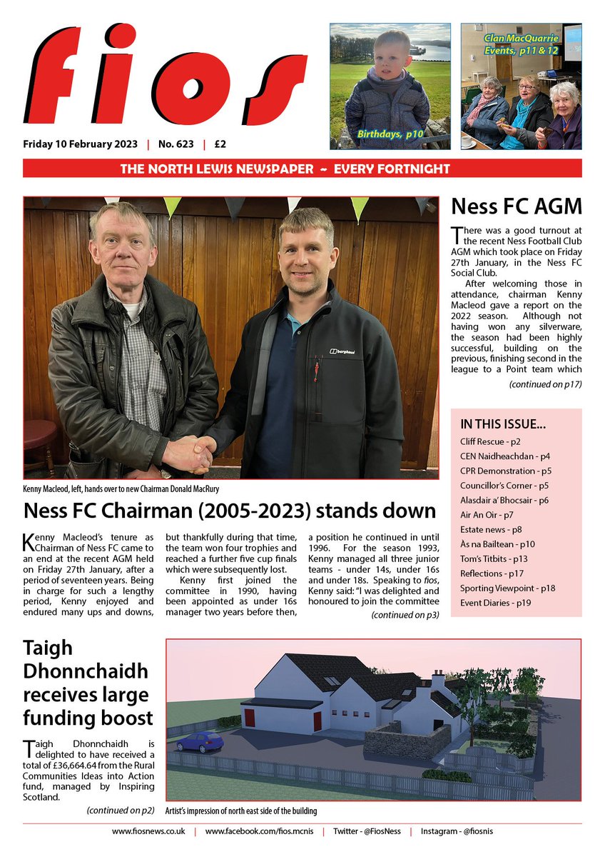 FiosNess's tweet photo. New issue out today, and it is JAM-PACKED! Get it in the usual shops or subscribe here and get a digital copy to your inbox - https://t.co/5F5bG1Csr1

#fios #LocalNews #Ness #Westside #buylocal https://t.co/mo4awSkRN7