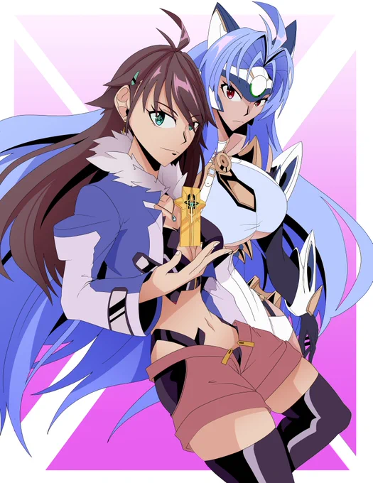 Shion and Kos-Mos#xenosaga #ゼノサーガ 