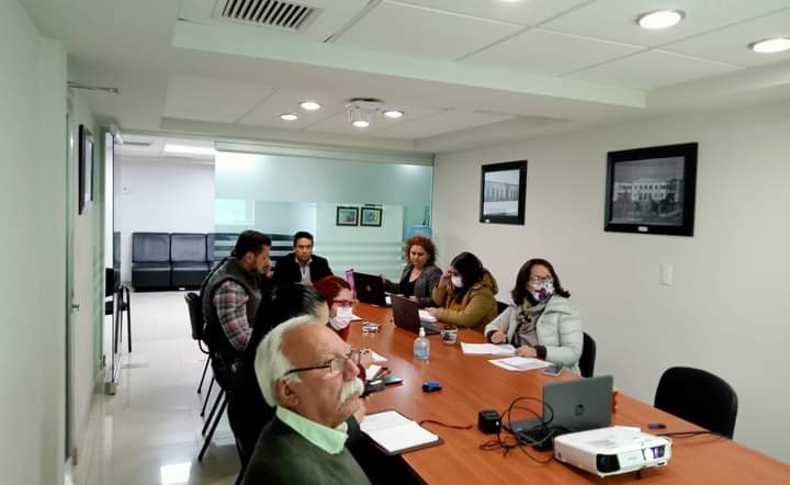 Nos encontramos en reunión ordinaria de trabajo y revisión de avances en materia de Infraestructura Física Educativa como parte de la Coordinación Interinstitucional que mantenemos con el <a href="/INIFEDmx/">INIFED</a>
