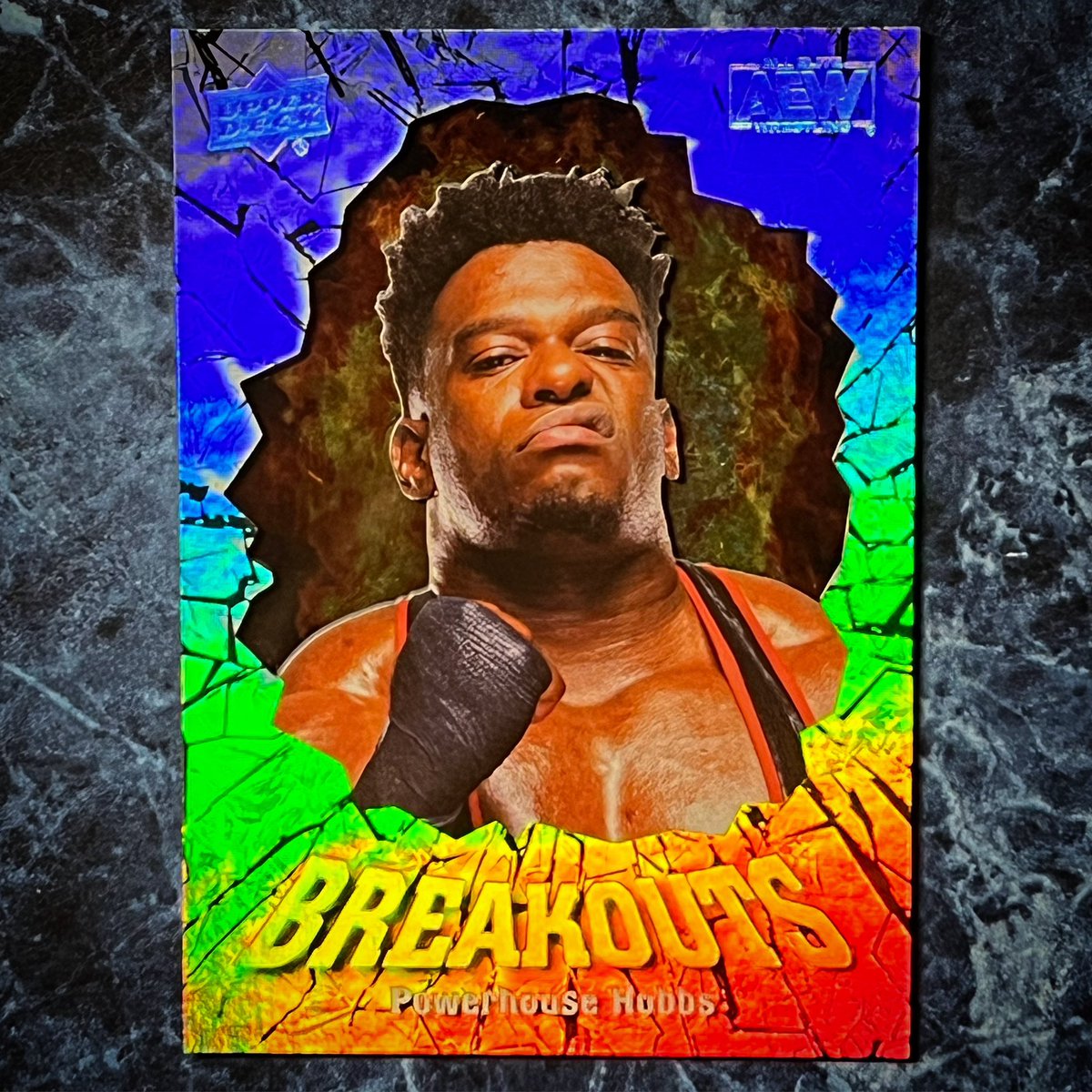 DJClickNPlay's tweet image. The biggest hit from last nights @AEW @UpperDeckSports #BlasterBox #CardBreak #AEW #PowerhouseHobbs