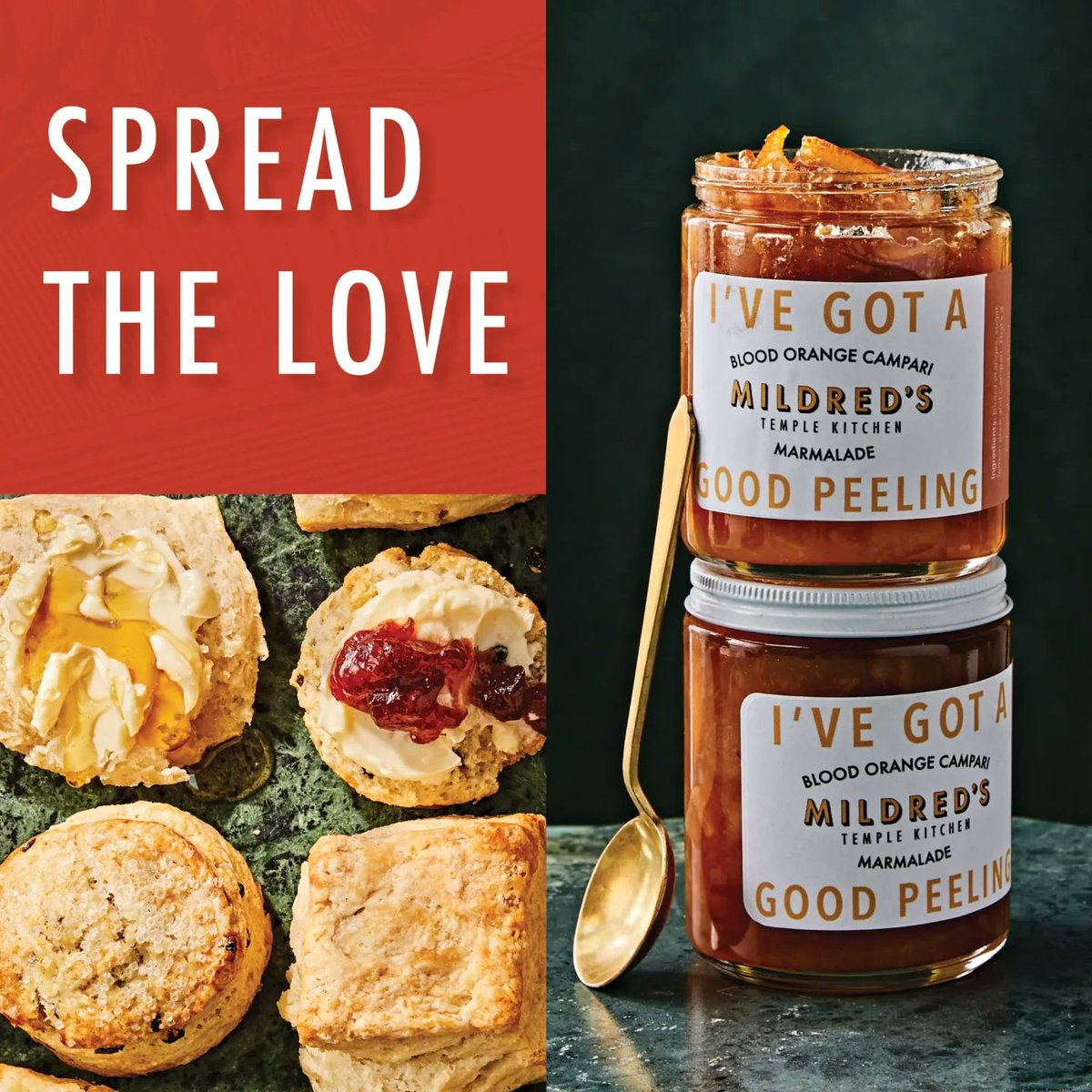 Mildred (@mildredstemple) on Twitter photo Mildred’s Handmade Scones + Biscuits
 meet Blood Orange Campari Marmalade! Order Mildred’s Frozen Ready-to-Bake Biscuits + Scones
 to enjoy whenever your heart desires. Order here: bit.ly/3XkFJWI Mildred’s Handmade Scones + Biscuits
 meet Blood Orange Campari Marmalade! Order Mildred’s Frozen Ready-to-Bake Biscuits + Scones
 to enjoy whenever your heart desires. Order here: bit.ly/3XkFJWI