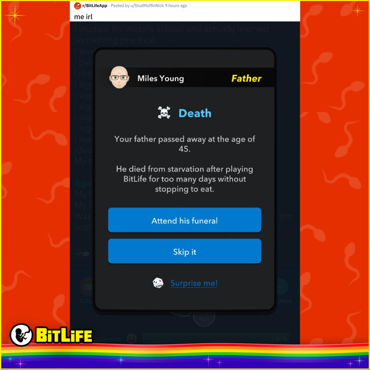 BitLifeApp's tweet photo. Almost happened to me once or twice. 💀 https://t.co/Sxq7EurZdv