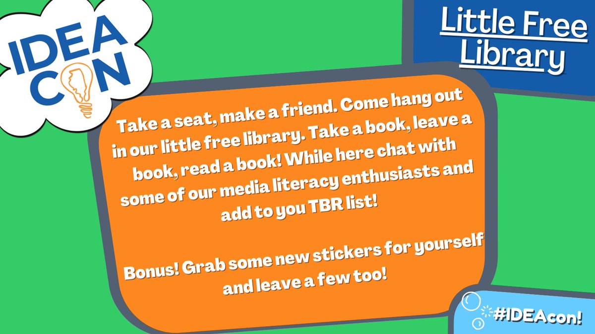 ideaillinois's tweet photo. Attention book lovers at #IDEAcon! 📚 It's time to take a break from screens and get lost in a good book. 📖 Thanks to @joykirr and @wikcededtech, we've got a LITTLE FREE LIBRARY full of great reads, just waiting for you! 📚

⭐️ https://t.co/3q96E6dtuT https://t.co/559UAXqS3P