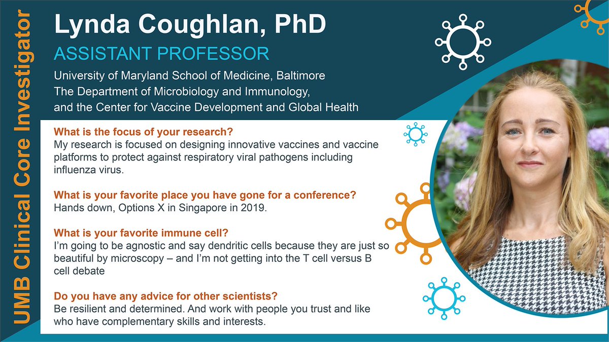 NIAID CIVICs (@niaidcivics) on Twitter photo Say hello to virologist and vaccinologist Lynda Coughlan (<a href="/Virusnerdette/">Dr. Lynda Coughlan 🔬</a>) of <a href="/UMmedschool/">University of Maryland School of Medicine</a> and <a href="/UMCVD/">UMSOM Center for Vaccine Dev. & Global Health</a>! She’s abstaining from the T Cell vs B Cell debate...But we want to know - are you #teamTcell or #teamBcell? #meetCIVICs #immunology Say hello to virologist and vaccinologist Lynda Coughlan (<a href="/Virusnerdette/">Dr. Lynda Coughlan 🔬</a>) of <a href="/UMmedschool/">University of Maryland School of Medicine</a> and <a href="/UMCVD/">UMSOM Center for Vaccine Dev. & Global Health</a>! She’s abstaining from the T Cell vs B Cell debate...But we want to know - are you #teamTcell or #teamBcell? #meetCIVICs #immunology