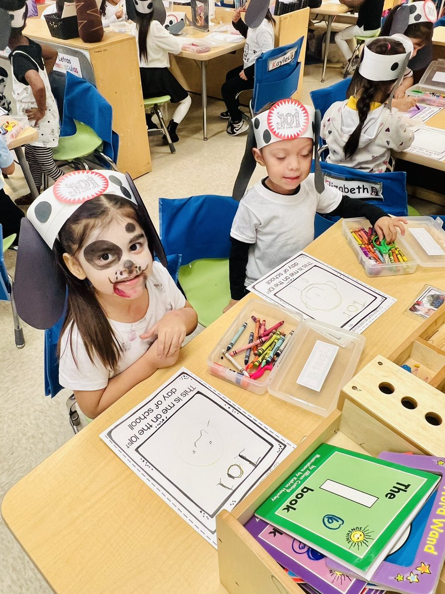 mrssandovalprek's tweet photo. Celebrating #101 days of school today!🐶🎉📝🏫 #101dalmatians #prek3rocks @BellfortECCHISD @HISDECH https://t.co/YI7TdwyNUU