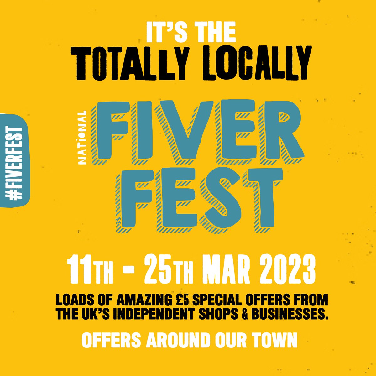 Coming to the lovely town of Kirkbymoorside very soon, Fiver Fest bargains in our lovely, friendly local shops - lets shop Totally Locally #FIVERFEST @KirkbyBand #Kirkbymoorside @KmsRLT