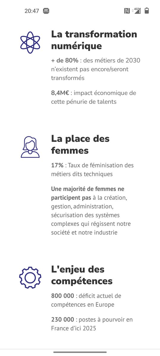 Merci <a href="/FemmesNumerique/">Femmes@Numérique</a>  pour l'invit, je serais ravie de partager nos initiatives <a href="/AXAFrance/">AXA France</a> et discuter des facteurs clés de succès d’un passage à l’échelle Public / Privé pour faire progresser la féminisation des métiers de la Tech.
#WomenTechITAXAFrance #WomenCodeITAXAFranve