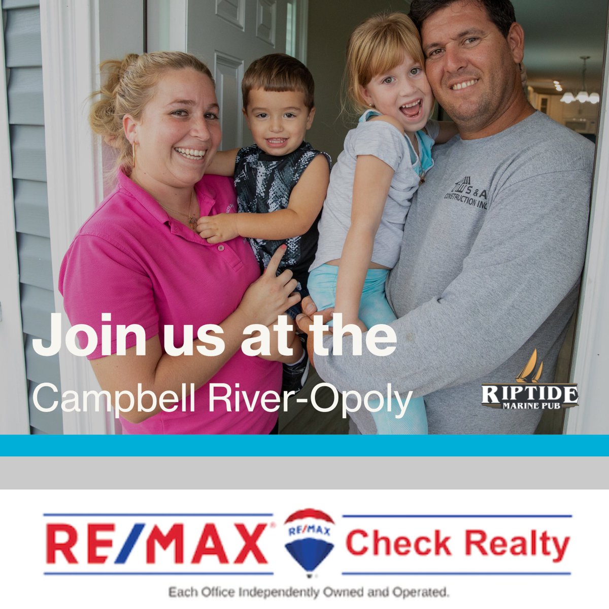 Habitat Vancouver Island North (@vinhabitat) on Twitter photo Join us at the Campbell River-Opoly, a fundraiser for Habitat VIN!
𝐖𝐡𝐞𝐧: February 21, 2023 | 5:30 pm – 10:00 pm
𝐖𝐡𝐞𝐫𝐞: Riptide Marine Pub
To purchase a ticket please contact <a href="/checkrealtycr/">remaxcheckrealty</a> at (250) 286-1187 or email: info@checkrealty.ca
Info:
habitatnorthisland.com/events/campbel… Join us at the Campbell River-Opoly, a fundraiser for Habitat VIN!
𝐖𝐡𝐞𝐧: February 21, 2023 | 5:30 pm – 10:00 pm
𝐖𝐡𝐞𝐫𝐞: Riptide Marine Pub
To purchase a ticket please contact <a href="/checkrealtycr/">remaxcheckrealty</a> at (250) 286-1187 or email: info@checkrealty.ca
Info:
habitatnorthisland.com/events/campbel…