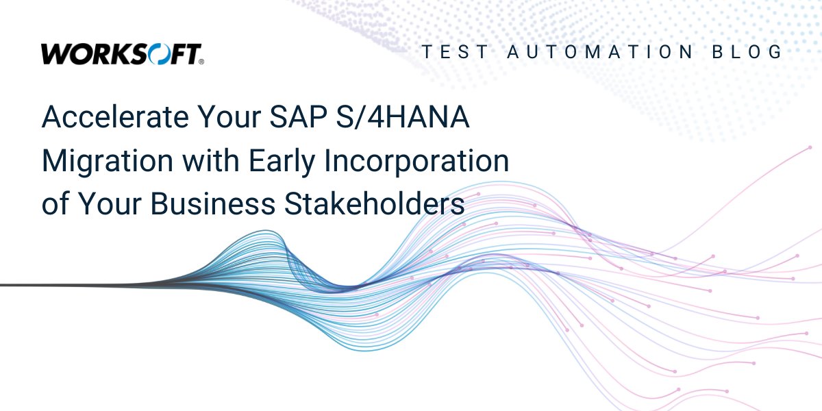 Read the new Worksoft blog and discover how an early incorporation of your business stakeholders can pay dividends as you begin your digital transformation, as explored by Jeenda Sri Ranjan, Founder and CEO, THREERUN, at a recent SAPinsider event. hubs.ly/Q01B-lzZ0