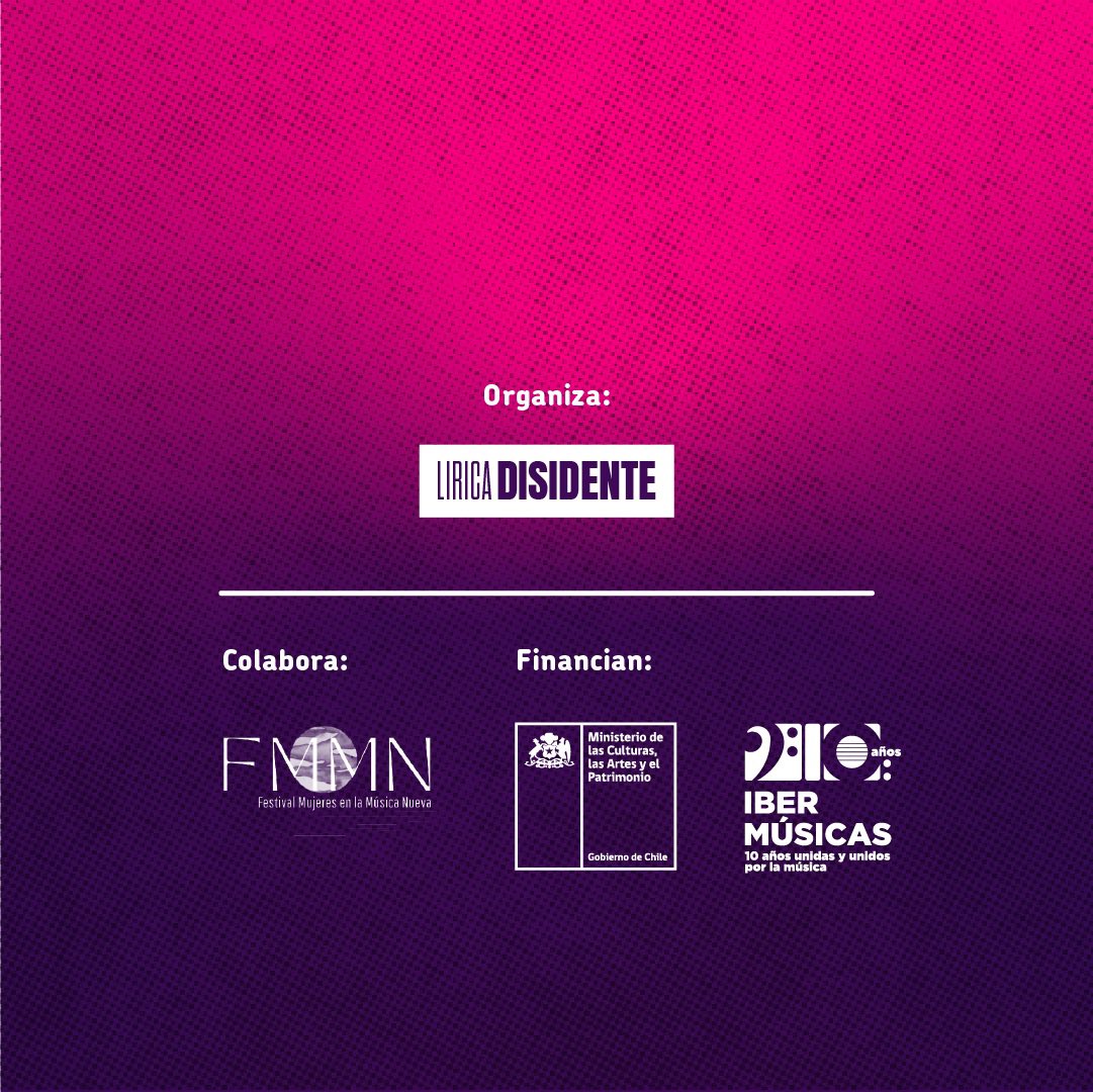 ¡ATENCIÓN! Invitamos a compositoras de Iberoamericana de música docta y nueva a participar del certamen de “Hablemos de compositoras III” que impulsamos en colaboración con el Festival Mujeres en la Música Nueva de Colombia.

BASES E INSCRIPCIONES —> forms.gle/CucJNMYN6B399J…