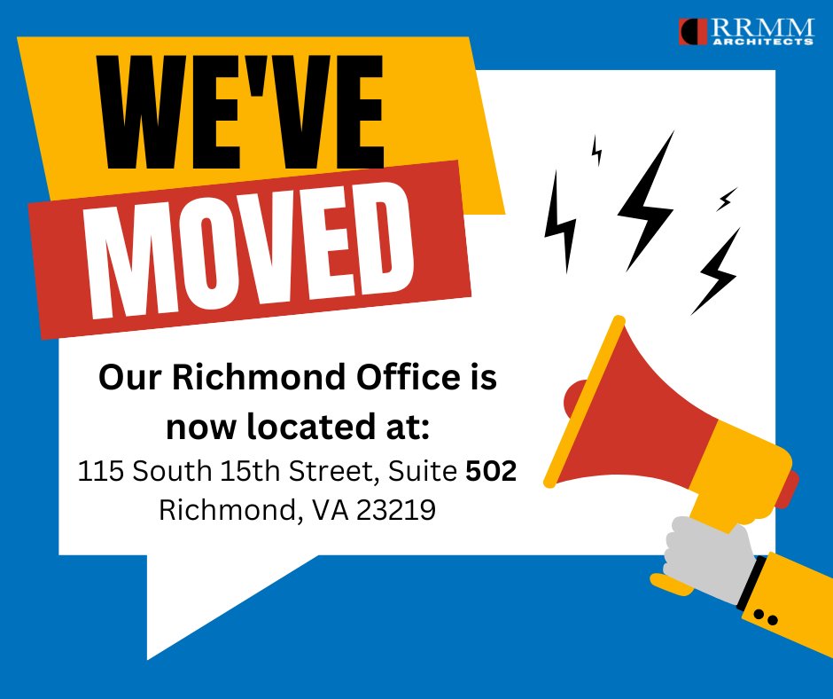 “Movin on up”, but only three floors.

Our Richmond office has moved, but not very far. We are still at Canal Crossing, just with a better view.