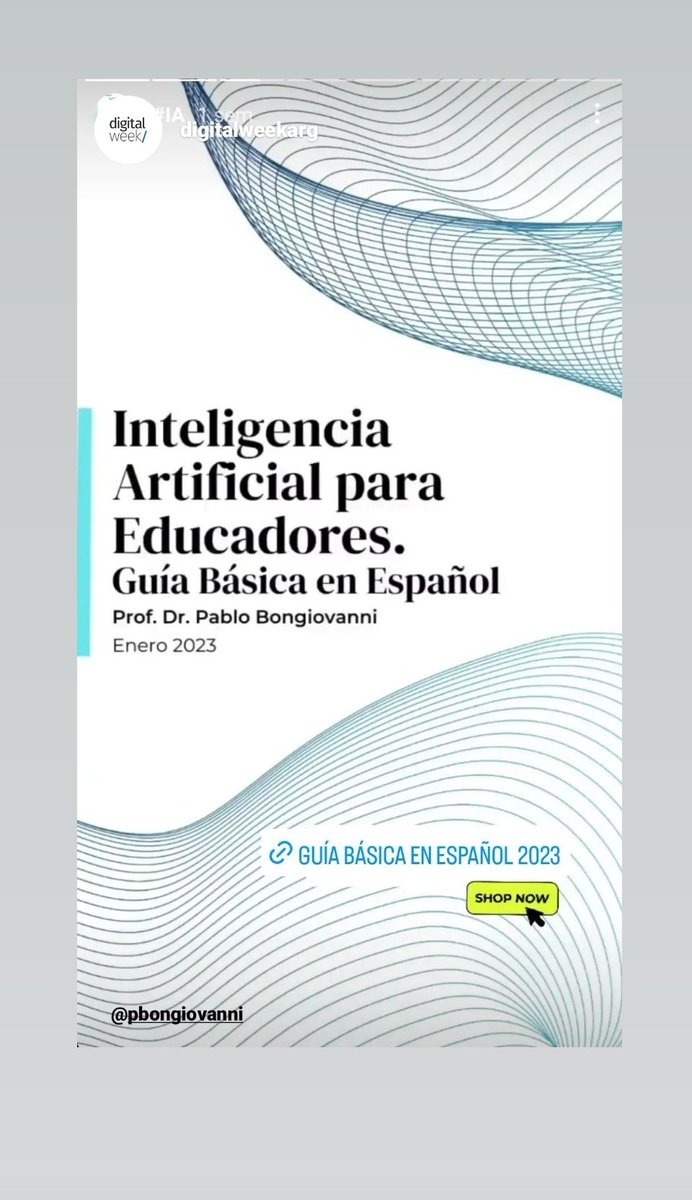 pbongiovanni's tweet photo. Mañana a las 11 por CNN Rosario en Digital Week con @arielegimenez hablamos de Inteligencia Artificial y Educación ✅ #IA #Educación https://t.co/TQaj4Xps1x