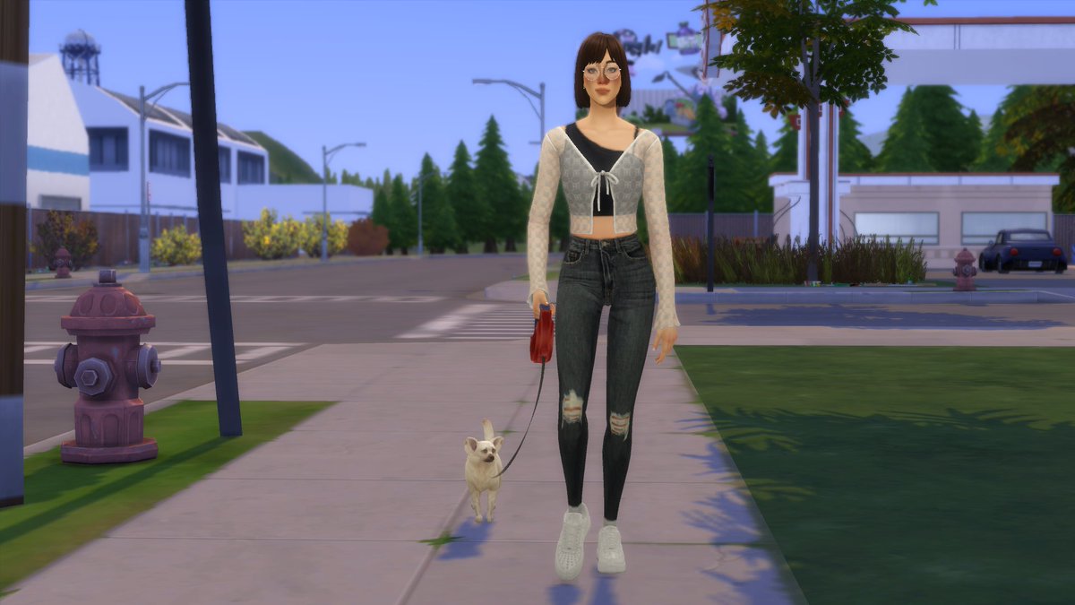 Paseando a mi Florlai por Evergreen Harbor <333 #ShowUsYourSims #LosSims4 #LosSims #TheSims #TheSims4 #EcolifeStyle