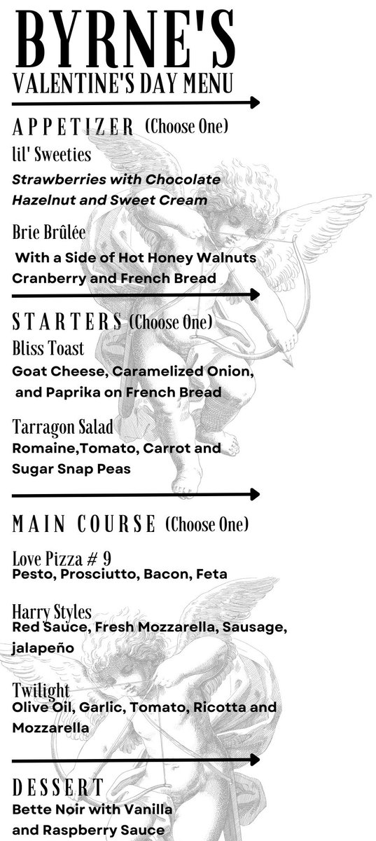 We have the Perfect $50 Meal for 2 for you and your Valentine!

More Info - mailchi.mp/byrnespizza/gi…