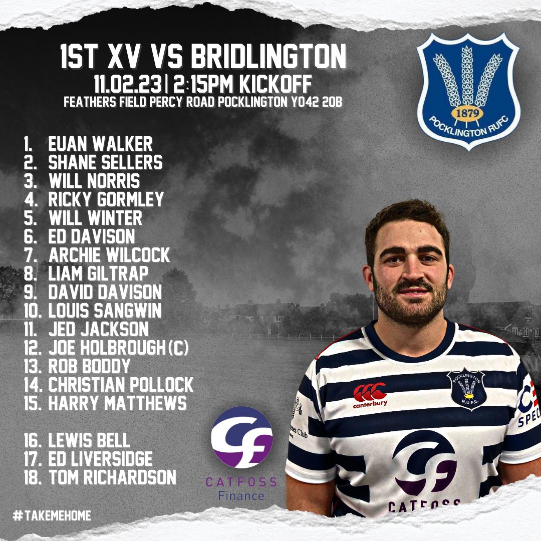 PocklingtonRUFC's tweet photo. 🚨Squad Announcements🚨
The First team welcome Bridlington. The Colts are playing a curtain raiser 10 a side game before hand.
The Seconds host Barton in their first game in a month. Whilst the Thirds play Scunthorpe.
Good luck to all those involved.
#prufc #takemehome https://t.co/jQhh6oHMaF