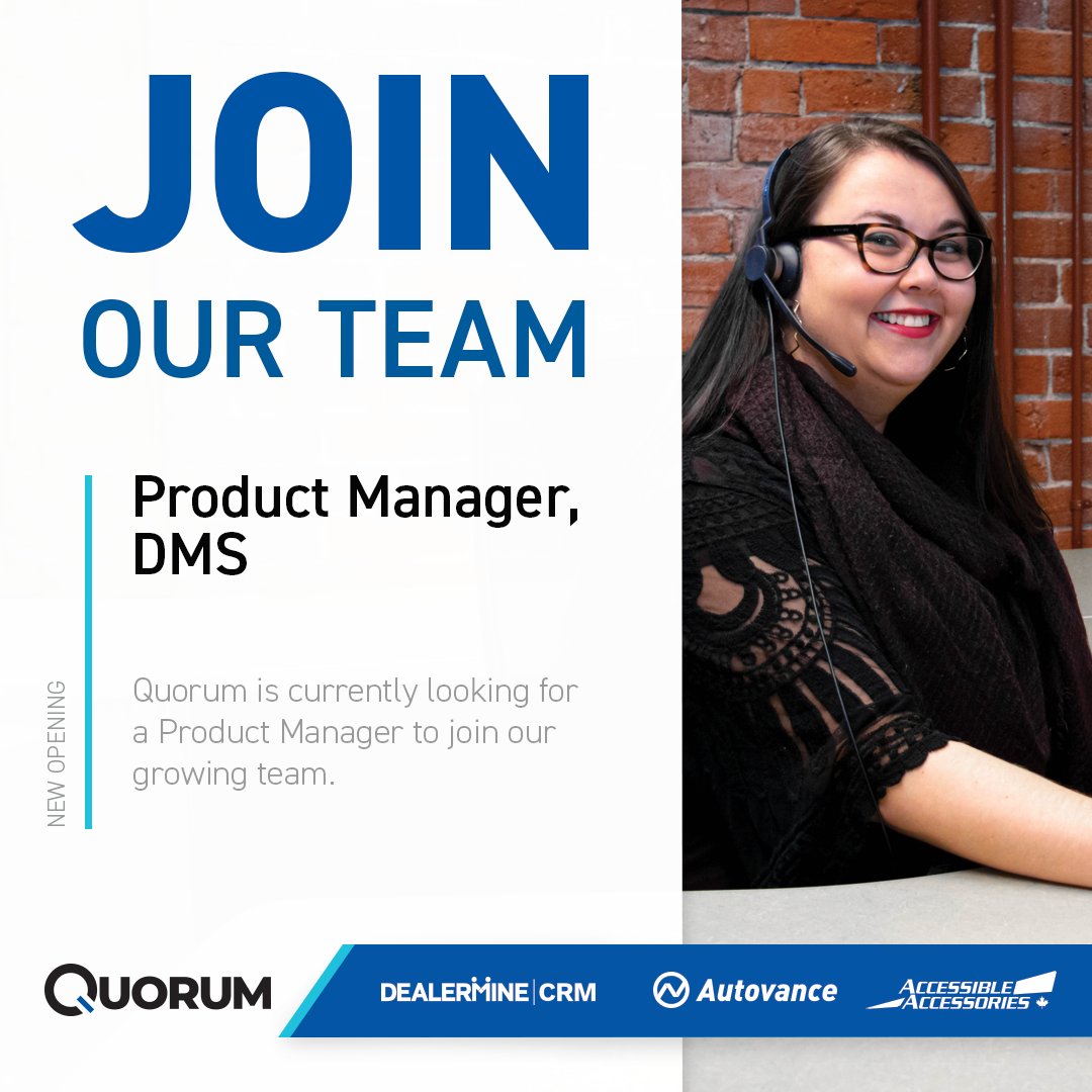 Autovance's tweet photo. We are currently looking for a Product Manager to join our growing team at #Quorum

Learn More 👉 https://t.co/wTPFRmDPtz

#QuorumCompanies #WorkAtQuorum #JobOpenings #hiring https://t.co/mSVvFfDjyr
