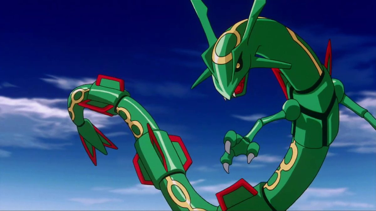 Anime Pokemon News on X: HZ06 Shiny Rayquaza #anipokespoilers