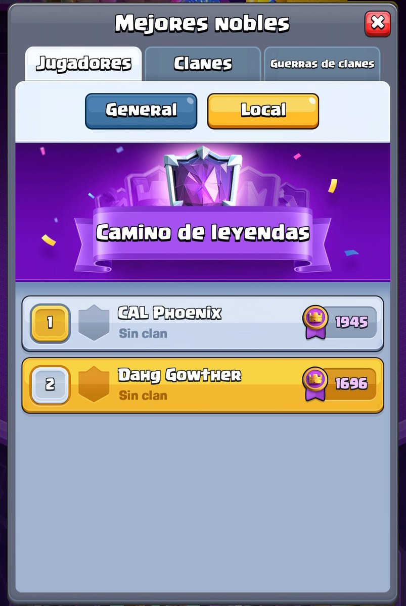 Ya tienes compañía bro <a href="/PhoenixPaAngel/">Phoenix</a> 🤜🤛

#ClashRoyale