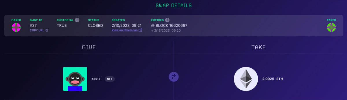 NFT Protocol (NFT.org) (@nft_protocol) on Twitter photo A rare OCM with a midnight sweater was just sold on the NFT.org DEX to vslav.eth for 2.9925 ETH.
👀
<a href="/OnChainMonkey/">OnChainMonkey®</a> A rare OCM with a midnight sweater was just sold on the NFT.org DEX to vslav.eth for 2.9925 ETH.
👀
<a href="/OnChainMonkey/">OnChainMonkey®</a>