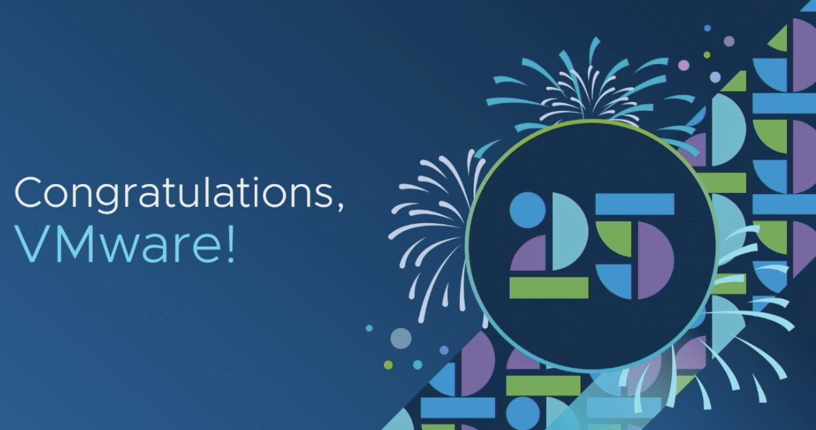 Happy 25th birthday <a href="/VMware/">VMware</a> 🥰