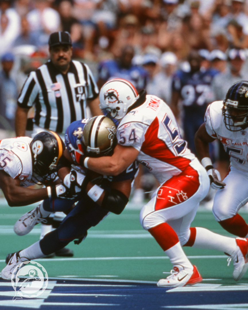 MiamiDolphins's tweet photo. Red Raider. 
Miami Dolphin. 
Pro Football Hall of Famer. https://t.co/peGul91xfS