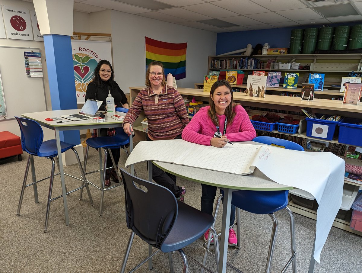 FrankBelair's tweet photo. Today, @MrsJPJohnson, @MsJacksonOCSB and @MsYhapRECE prepared a #CommunityAgreements presentation for the @StPhilipOCSB staff. Thank you @MmeToussaint from @ocsbequity for your guidance in all things #ocsbBHM. Excited to further classroom conversations about trust and respect. https://t.co/7uYGb0w0zd