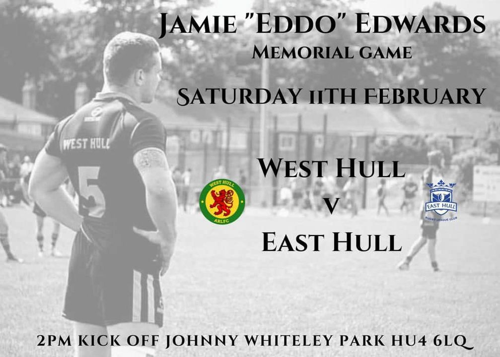 WestHullARLFC's tweet photo. 🔰🔰🔰🔰🔰🔰🔰🔰
Big day tomorrow, remembering Eddo, let’s get a big crowd behind the boys 
East Hull ARLFC

https://t.co/hO9yC1fUP9 https://t.co/bY3Rfim5CH