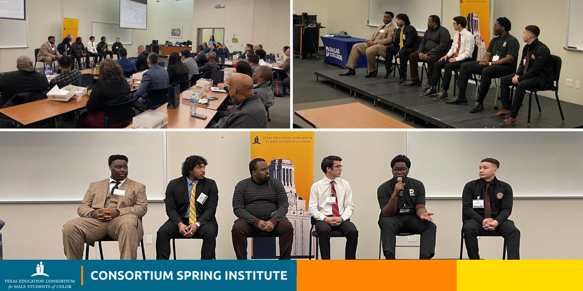 ProjectMALES's tweet photo. It is important to always center student voices. Thank you to our student panelist for your vulnerability. #TxEdConsortium https://t.co/dpCr17zYEz
