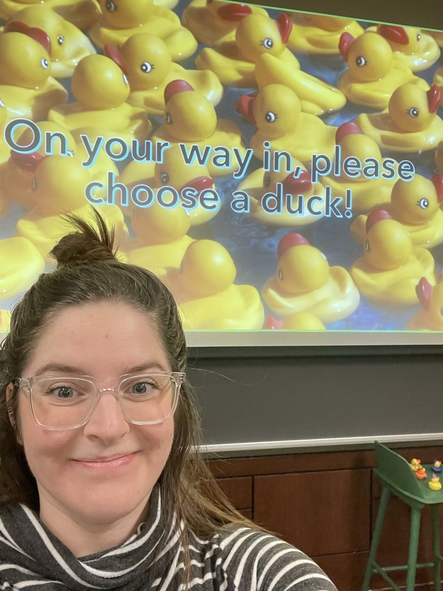 Today was the debugging workshop, so you know what that means…DUCKS!