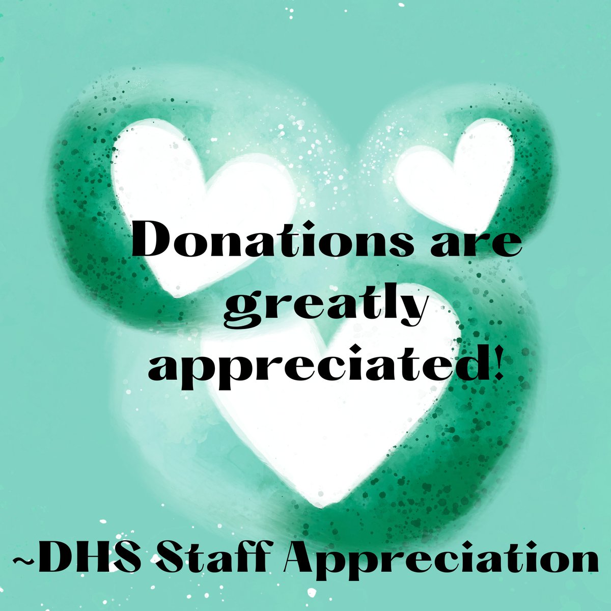 Our Staff Appreciation Committee will be providing two meals to our amazing DHS staff during conferences next week. Our parents are always so generous! Instead of asking for parents to bring food in, please consider donating via Venmo to @desotocatboosters. Thank you!