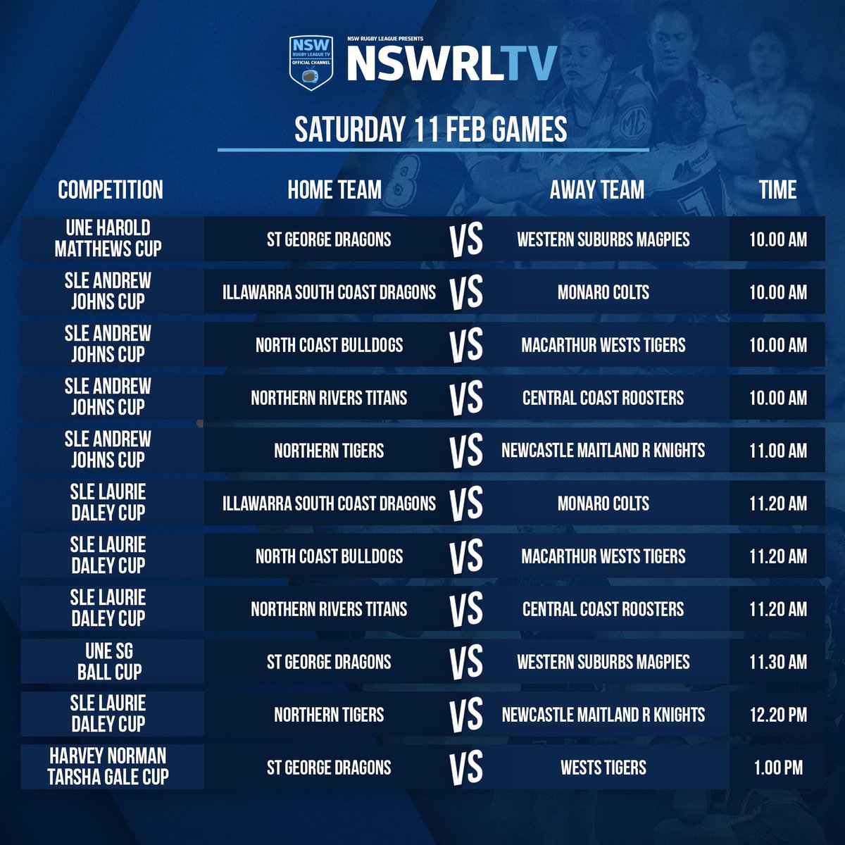 Wests Magpies on Twitter "Catch our westsmagpies Junior Rep matches