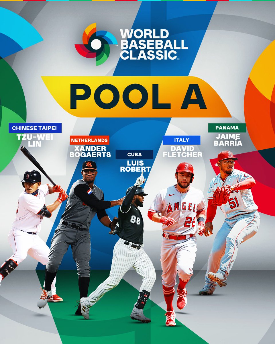 MLB's tweet photo. You’ve seen the rosters. What players are you excited to see rep their team’s colors? https://t.co/8UUcr05JjE