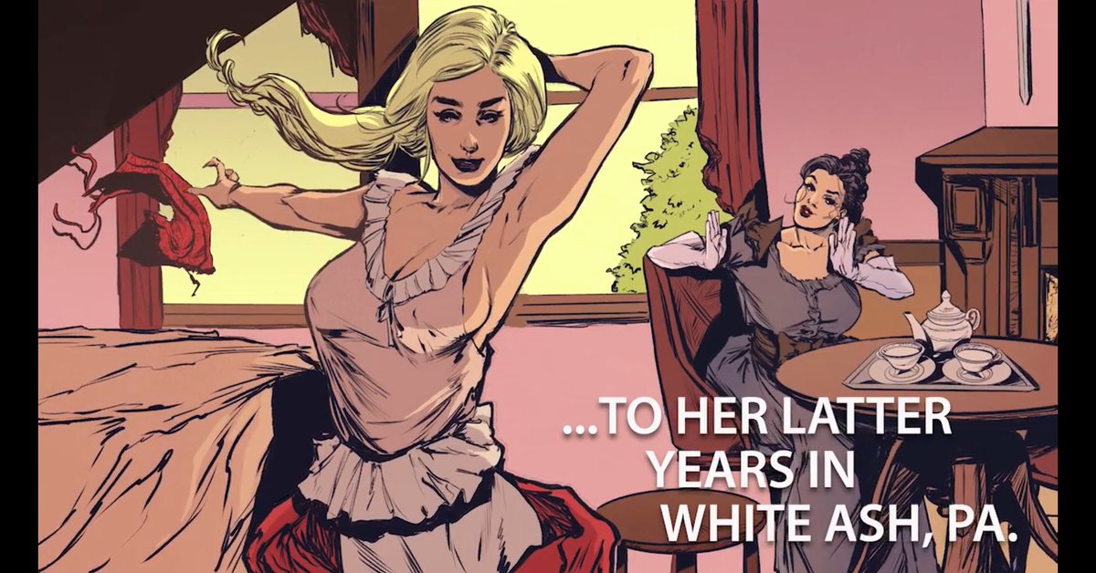 damientorresart's tweet photo. Grabbed this screen from the campaign video for Glarien: Short &amp; Deadly, by @CharlesStickney! Panel drawn by me with colors by @nickcaponiart.  Kickstarter is going strong, and you can pledge now! https://t.co/0EXXmSDnzK

#glarien #whiteashcomics #comics #indie #kickstarter https://t.co/goguf45J4H