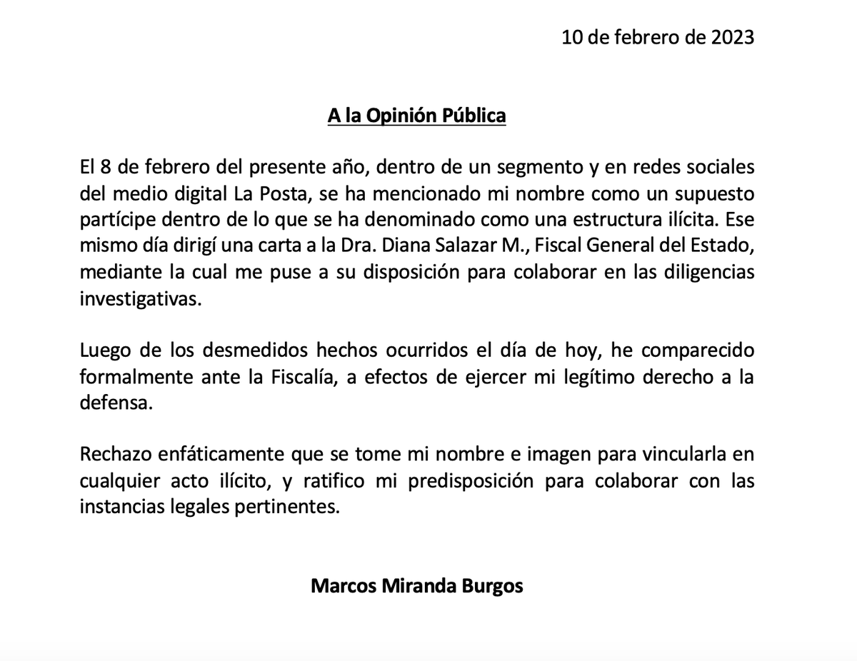 Marcos Miranda B tweet media