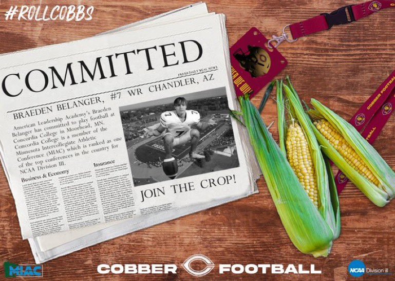 BelangerBraeden's tweet photo. Excited to announce that after lots of consideration I have committed to @Concordia_MN Roll Cobbs! @KCBakk31 @CoachTerryHoran @CoachPerrone https://t.co/am0uVU3mcU