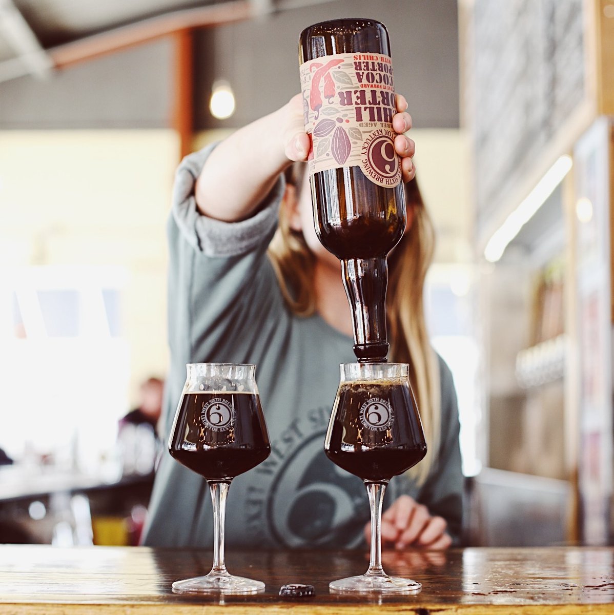 West Sixth Brewing on Twitter "Barrel Aged Chili Porter 🍫🥃🌶️ We spiced up our classic Cocoa