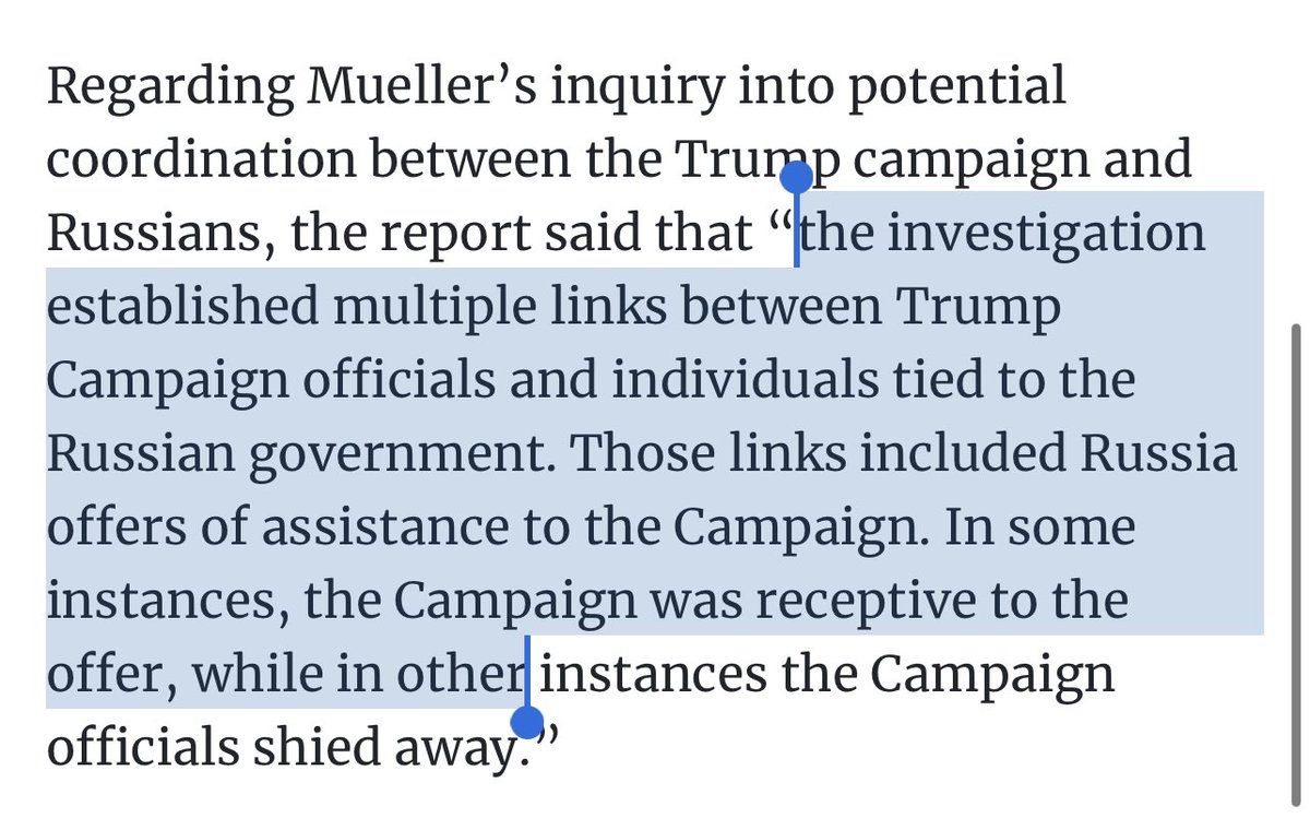 History_Bluffs's tweet photo. @arghtee1er @BankingRehab @Pat_Kc @nathan_sherwood @ThePoliticalPom @krassenstein Those are some nice cherries you picked there.

Unfortunately for you, I’ve got the whole bushel.

He literally laid out that the only reason charges weren’t made is because Trump couldn’t be indicted as a sitting President. https://t.co/wRYJPPOlA5