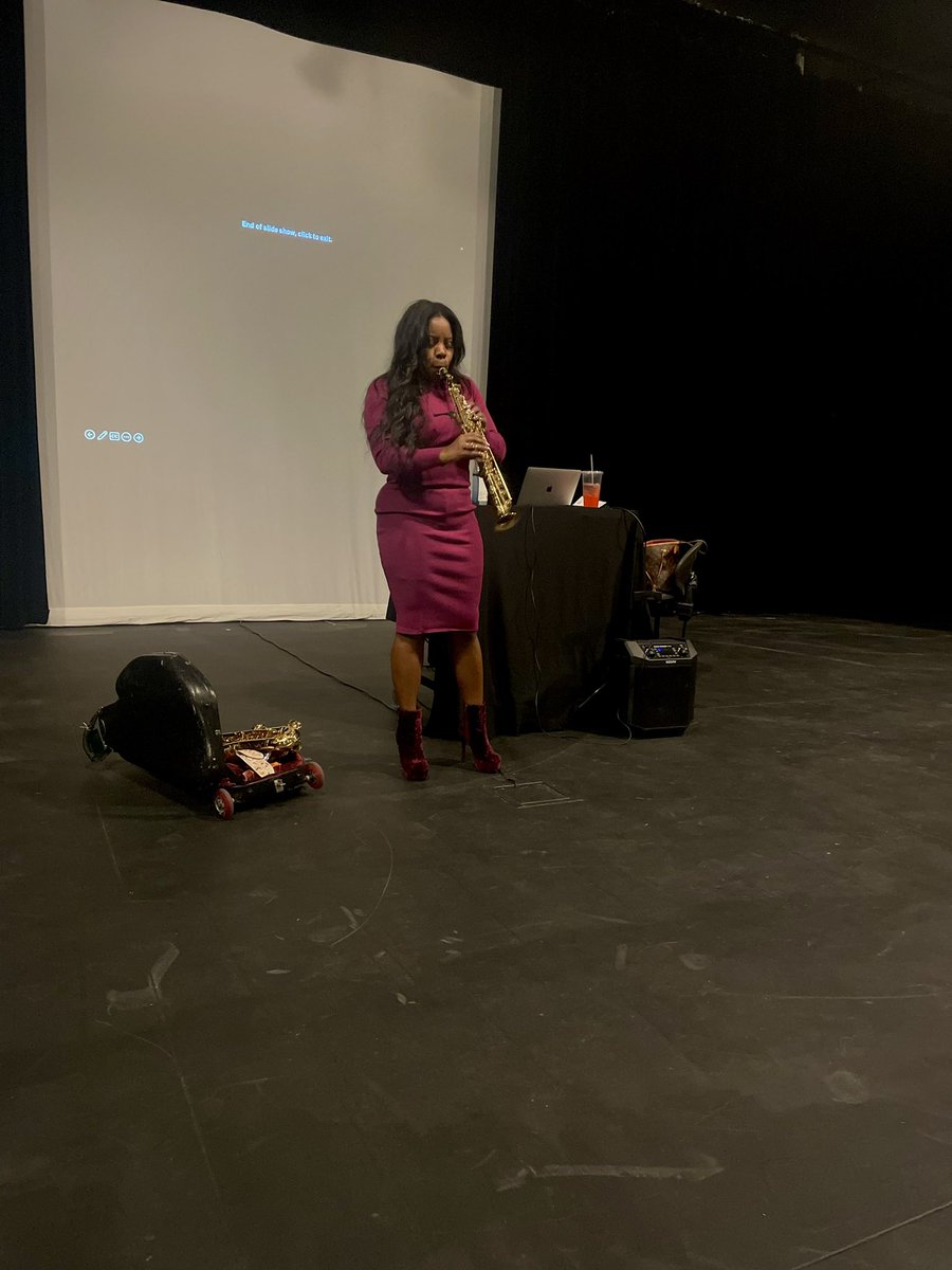 VISION, PERSEVERANCE, OPTIMISM!!! Thank you to <a href="/tiafuller/">Tia Fuller</a> for an amazing view on life as a musician!!