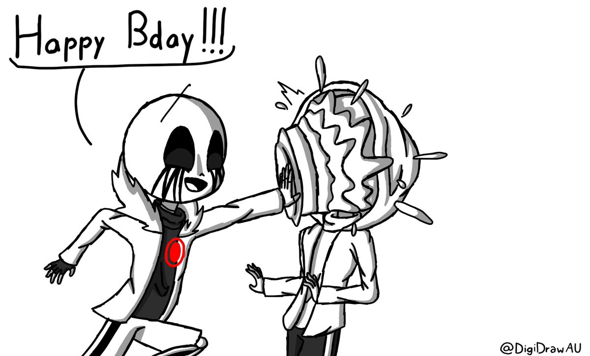 DigiDrawAU's tweet photo. A classic birthday. sorry my dusty😅 #undertaleAU #DustSans #killersans #HappyBirthday_Dusttale https://t.co/neoKafSsKV