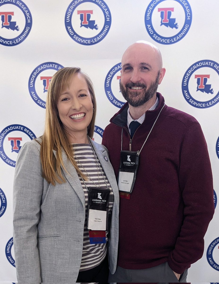 kristis's tweet photo. When you work at the same university as your spouse and frequently end up at the same event.
#LaTech
@LATech https://t.co/RnRenDn3dL