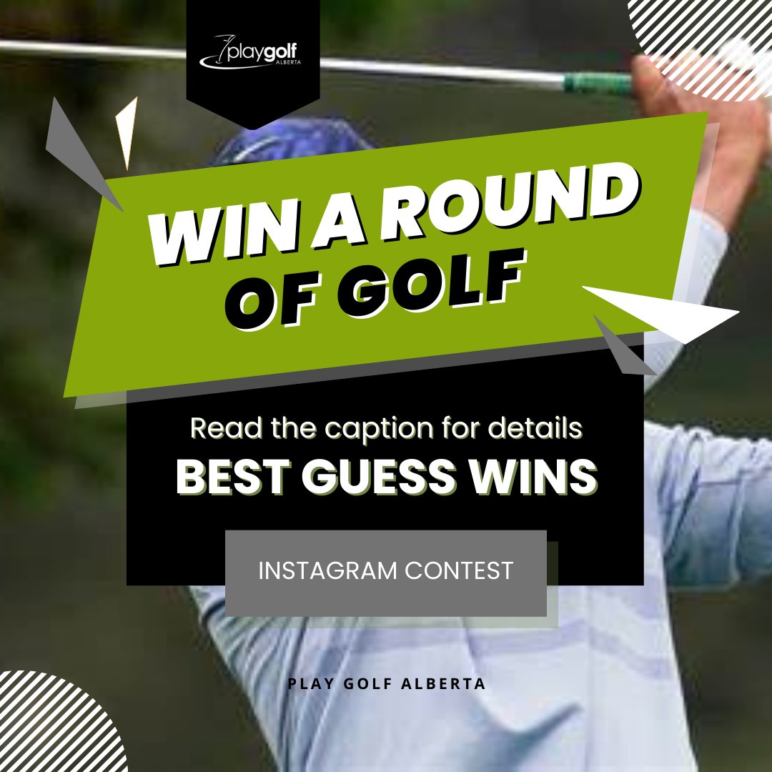 Head over to our Instagram page to win free golf for you and your foursome at one of our Play Golf Alberta's partnering courses!