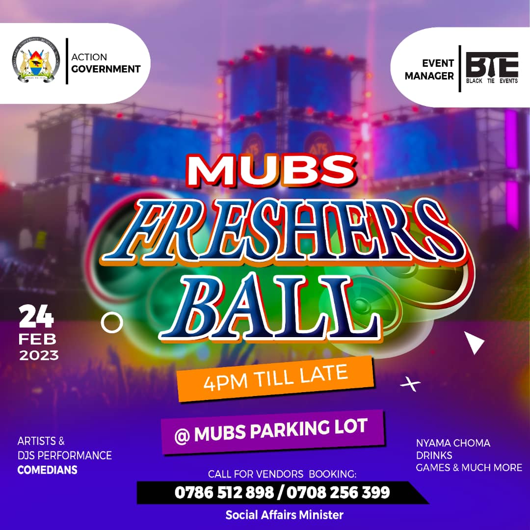 mugabeGodw's tweet photo. I won't stop to remind you that on 24th Feb is #MubsFreshersBall
#CampusBlog
#EaziOnMediaUpdates https://t.co/srFppkRPOi