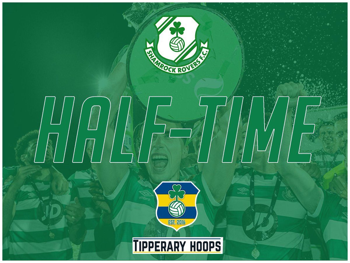 HALF-TIME:

🔴 Derry City 2-0 Shamrock Rovers 🟢

#Rovers2023 | #LOI