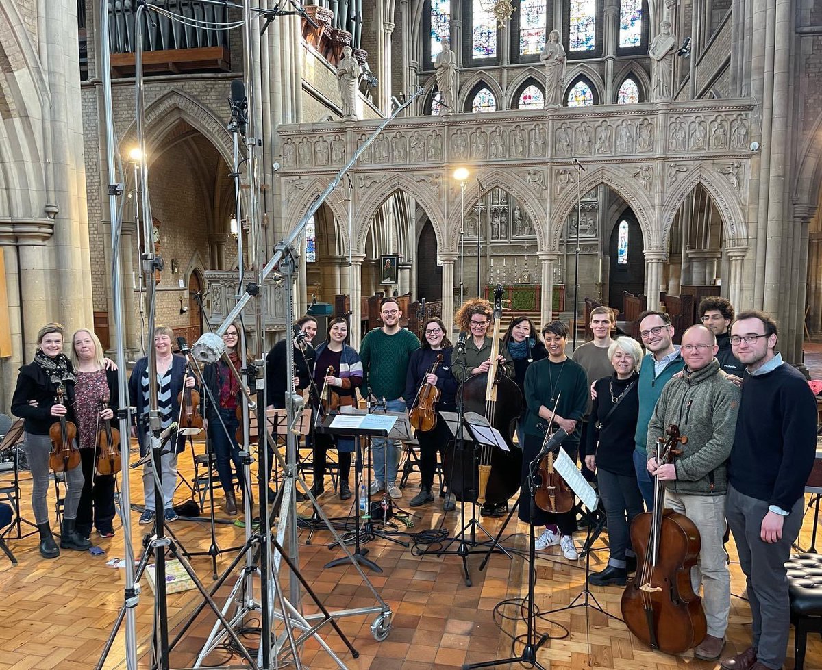 Gorgeous and intense week with the wonderful @OxfordBach performing and recording Cantatas 55, 82a and 4. Looking forward to sharing the results in the not-too-distant future!