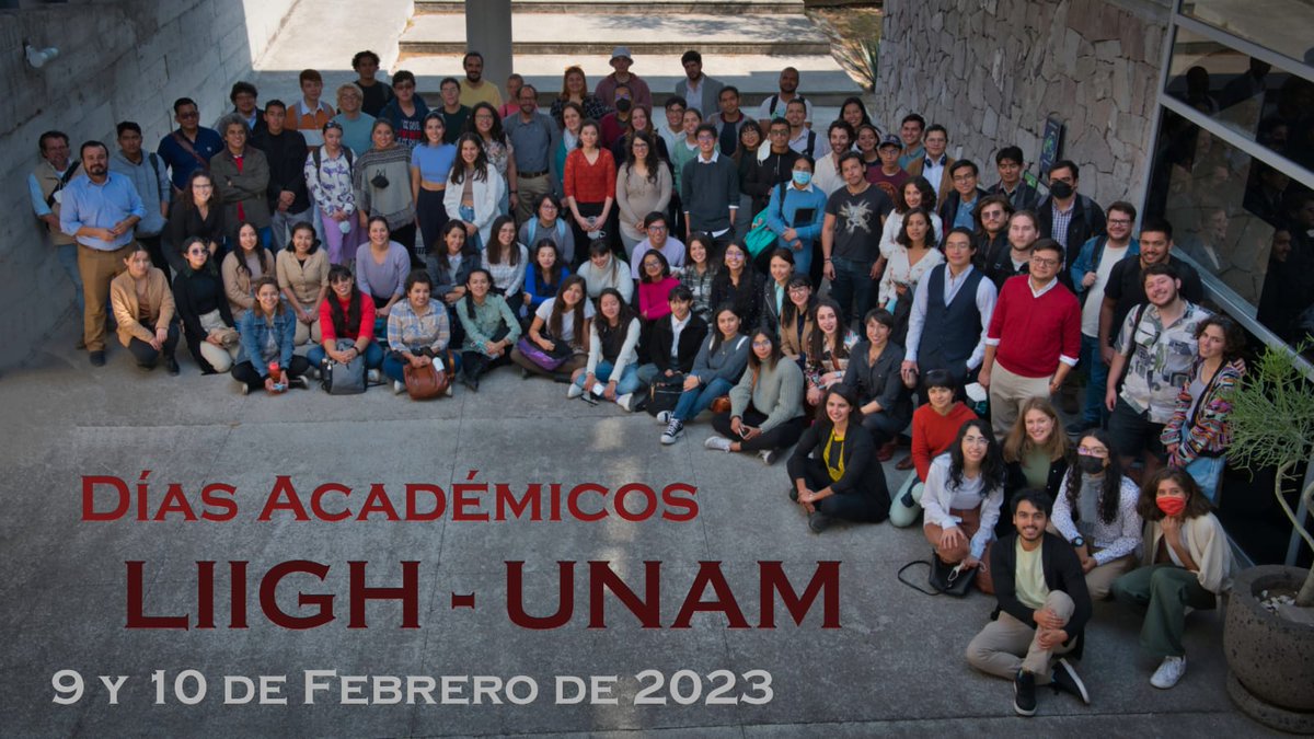 Terminamos nuestro primer evento de #DiasAcademicosLIIGH Tuvimos dos días de excelentes pláticas, presentaciones y pósters de nuestros estudiantes, Postdocs e investigadores.  Nos vemos el próximo año!!! @LIIGH_UNAM @UNAM_Juriquilla @lcgejunam