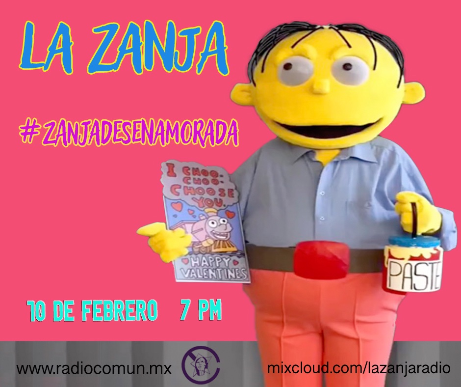 Esta noche nos adelantamos a los festejos del día de los enamorados #zanjadesenamorada y la maquinilla chuchu los escogió a ustedes para escucharnos hoy a las 7 pm por radiocomun.mx 
Pd. miren el portapaje y no nos rompan el corazón