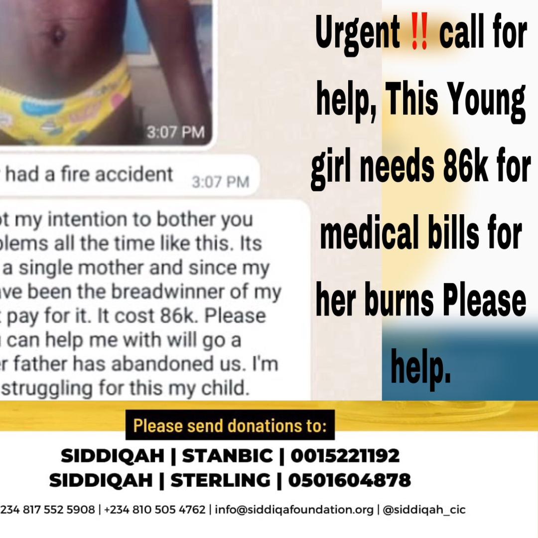 siddiqahaaish's tweet photo. so many families struggle to make ends meet. what is worse is when a medical situation comes in the middle if hardship. Help them care for this young Girl. #Siddiqah #SiddiqahRamadhan #helpthischild https://t.co/CgLNSeQP7S