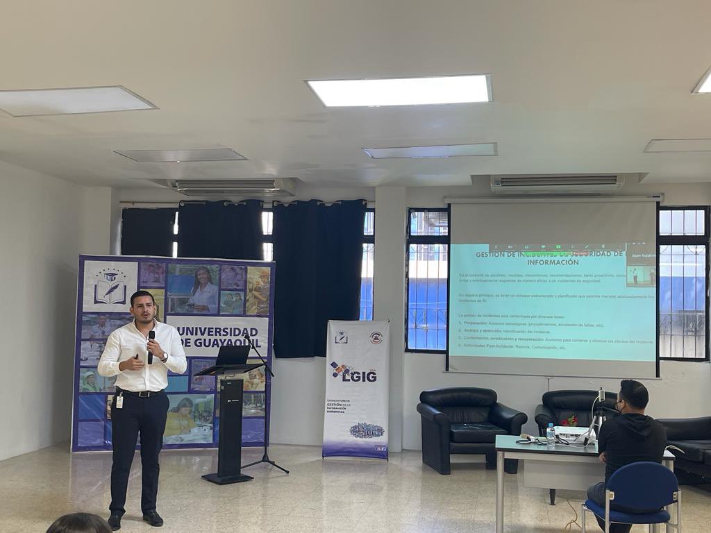 GIGFCAUG's tweet photo. Este Viernes 10/Febrero/23 se desarrolló la Jornada Académica denominada: “Perspectivas de la Ciencia de Datos y la Inteligencia Artificial”.
📍#CienciasAdministrativas
📍#UniversidadDeGuayaquil
📍#Guayaquil #Ecuador
📍#LGIG #LGIGFCA #UG
📍#NoticiasUG #SoyFCAUG https://t.co/9QHlWuj6yA