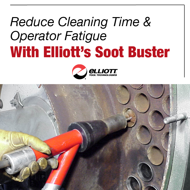 elliott_tool's tweet photo. Weighing only 3 lbs, Elliott's Soot Buster is a fast and easy way to clean Firetube Boilers.

Read how Neath Port Talbot cut their maintenance time and costs by more than half with the Soot Buster here (https://t.co/XG4SpnadM6) or contact your local support with any questions! https://t.co/D5u6OOv2kJ